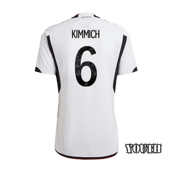 2022/23 Joshua Kimmich Germany Home Youth Soccer Jersey