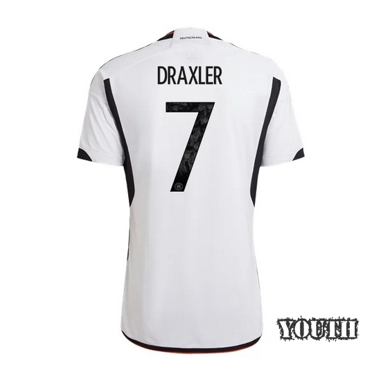 2022/23 Julian Draxler Germany Home Youth Soccer Jersey
