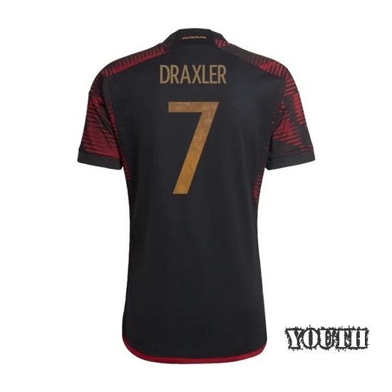 22/23 Julian Draxler Germany Away Youth Soccer Jersey