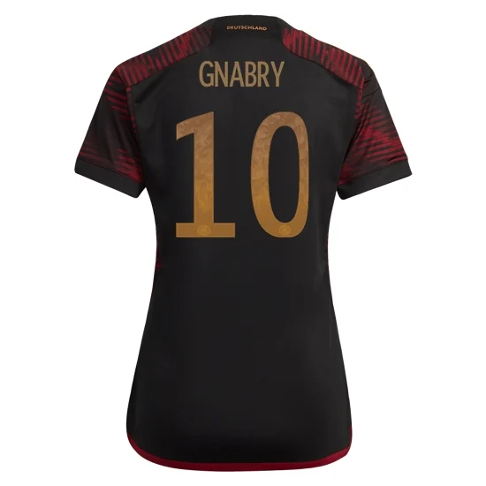 22/23 Serge Gnabry Germany Away Women's Soccer Jersey