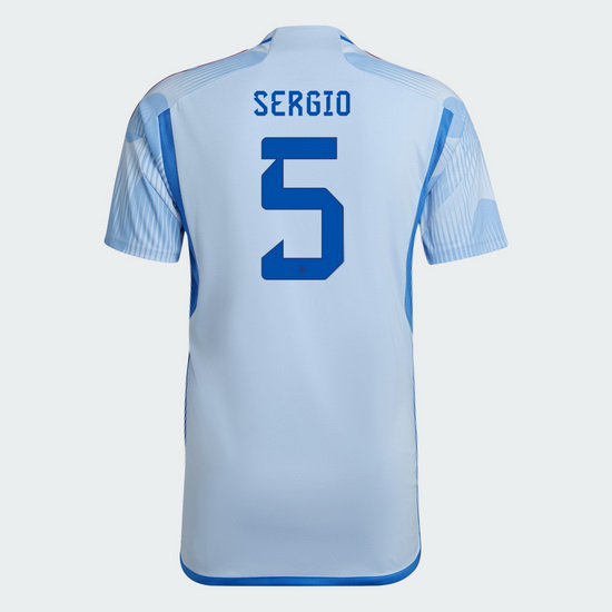22/23 Sergio Busquets Spain Away Men's Soccer Jersey
