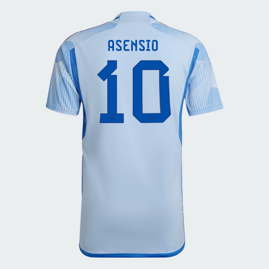 22/23 Marco Asensio Spain Away Men's Soccer Jersey