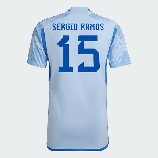 22/23 Sergio Ramos Spain Away Men's Soccer Jersey