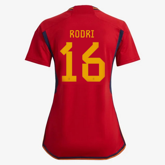 2022/23 Rodri Spain Home Women's Soccer Jersey