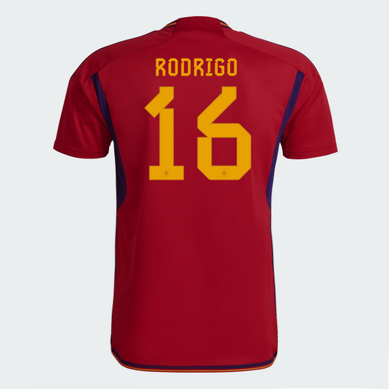 2022/23 Rodrigo Spain Home Men's Soccer Jersey