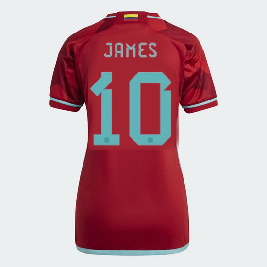 22/23 James Rodriguez Colombia Away Women's Soccer Jersey
