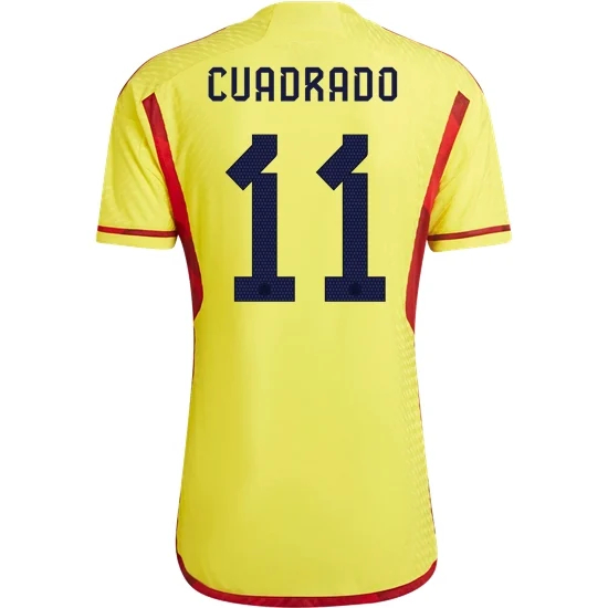 2022/23 Juan Cuadrado Colombia Home Men's Soccer Jersey