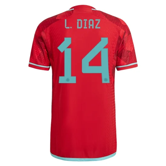 22/23 Luis Diaz Colombia Away Men's Soccer Jersey