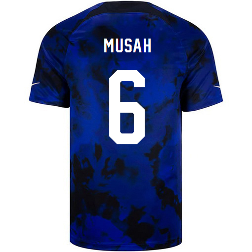 USA Away Yunus Musah 2022/23 Men's Soccer Jersey