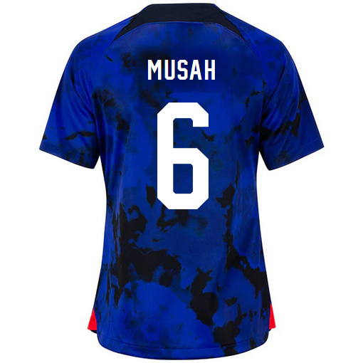 USA Away Yunus Musah 22/23 Women's Soccer Jersey