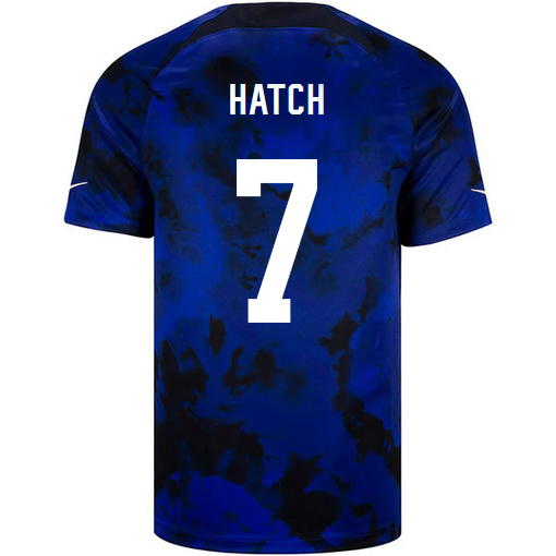 USA Away Ashley Hatch 22/23 Men's Soccer Jersey