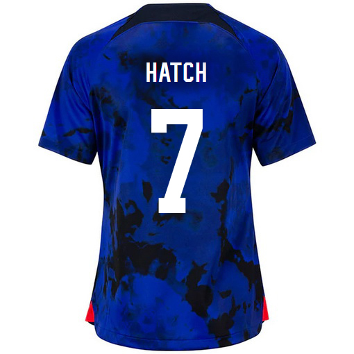 USA Away Ashley Hatch 2022/2023 Women's Soccer Jersey
