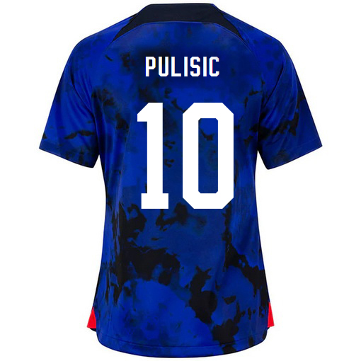 USA Away Christian Pulisic 22/23 Women's Soccer Jersey