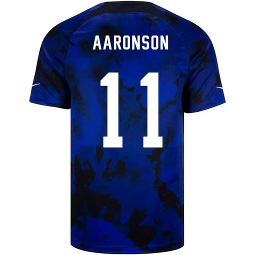 USA Away Brenden Aaronson 2022/2023 Men's Soccer Jersey