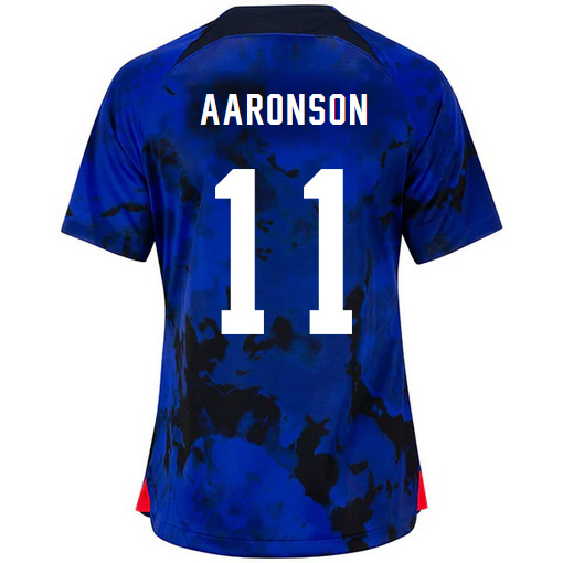 USA Away Brenden Aaronson 2022/23 Women's Soccer Jersey