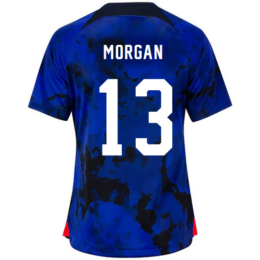 USA Away Alex Morgan 22/23 Women's Soccer Jersey