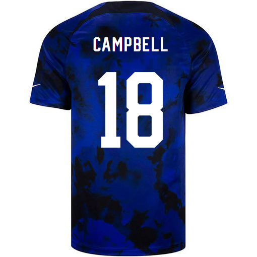USA Away Jane Campbell 2022/23 Men's Soccer Jersey