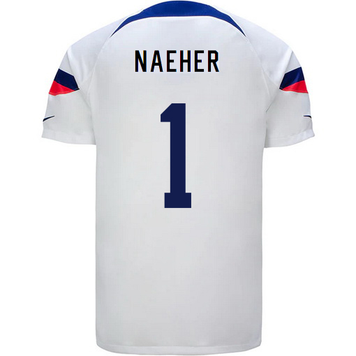 USA Home Alyssa Naeher 2022/23 Men's Soccer Jersey