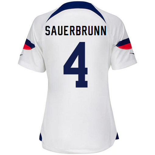 USA Home Becky Sauerbrunn 2022/2023 Women's Soccer Jersey