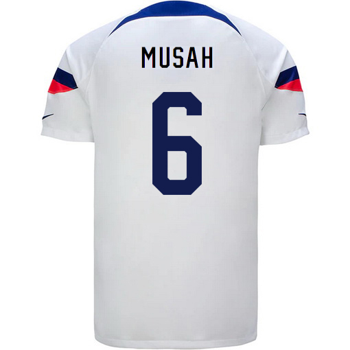 USA Home Yunus Musah 22/23 Men's Soccer Jersey