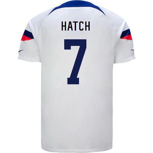 USA Home Ashley Hatch 2022/2023 Men's Soccer Jersey - Click Image to Close