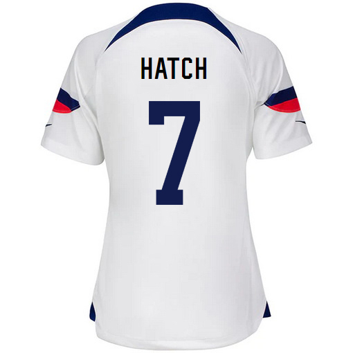 USA Home Ashley Hatch 2022/23 Women's Soccer Jersey