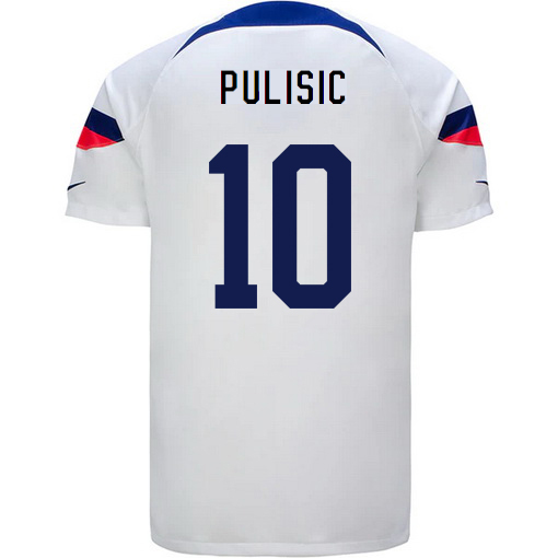 USA Home Christian Pulisic 22/23 Men's Soccer Jersey
