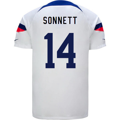 USA Home Emily Sonnett 2022/23 Men's Soccer Jersey