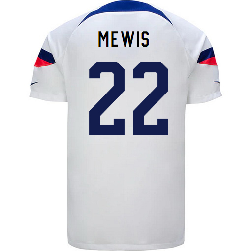 USA Home Kristie Mewis 2022/2023 Men's Soccer Jersey