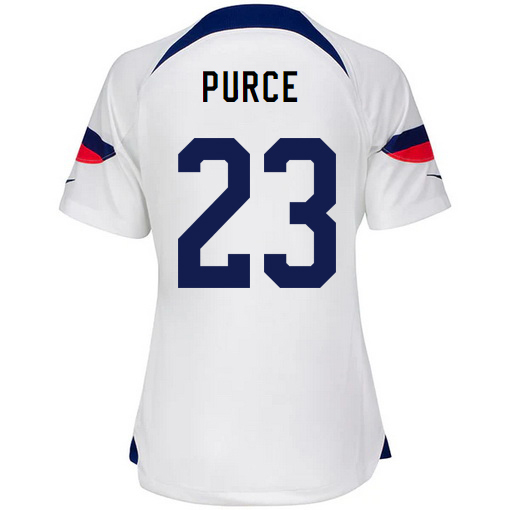 USA Home Margaret Purce 2022/2023 Women's Soccer Jersey