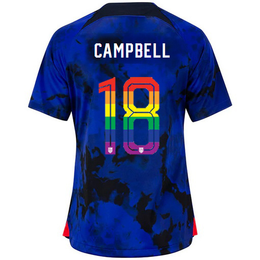 USA Loyal Blue Jane Campbell 2022/23 Women's PRIDE Jersey - Click Image to Close