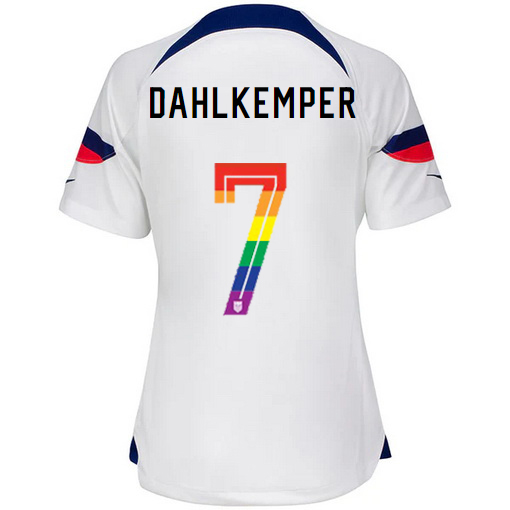 USA White Abby Dahlkemper 2022/23 Women's PRIDE Jersey - Click Image to Close