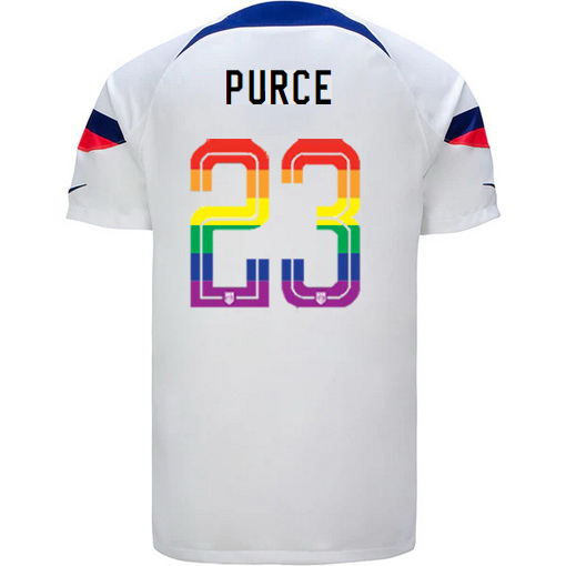 USA White Margaret Purce 2022/23 Men's PRIDE Jersey