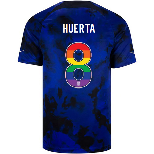USA Away Sofia Huerta 2022/23 Men's Jersey Rainbow Number