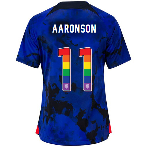 USA Away Christen Press 2022/23 Women's Jersey Rainbow Number
