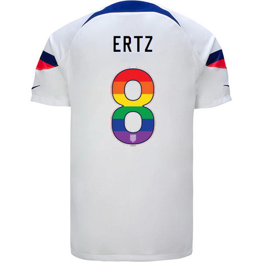 USA Home Julie Ertz 2022/2023 Men's Jersey Rainbow Number