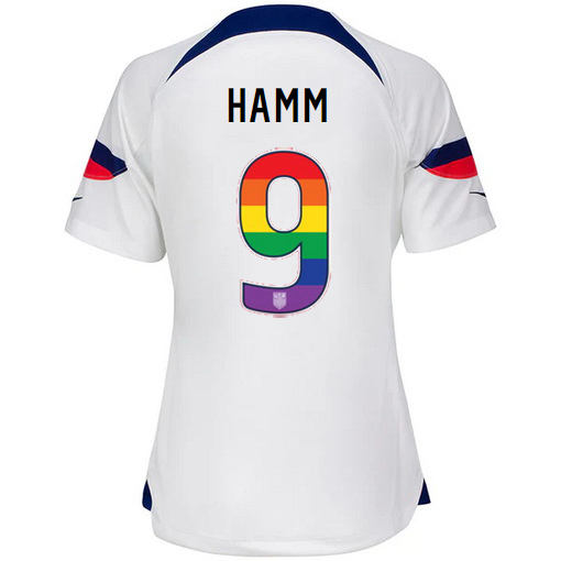 USA Home Mia Hamm 2022/23 Women's Jersey Rainbow Number