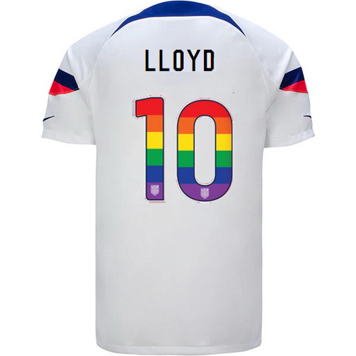 USA Home Carli Lloyd 22/23 Men's Jersey Rainbow Number