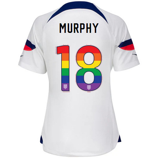 USA Home Casey Murphy 2022/2023 Women's Jersey Rainbow Number
