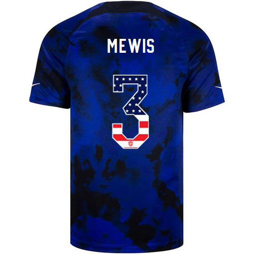 USA Blue Samantha Mewis 22/23 Men's Jersey Independence Day - Click Image to Close