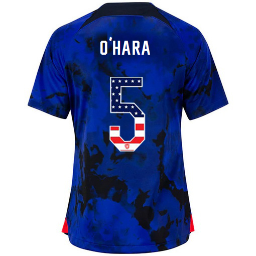 USA Blue Kelley O'Hara 2022/23 Women's Jersey Independence Day - Click Image to Close