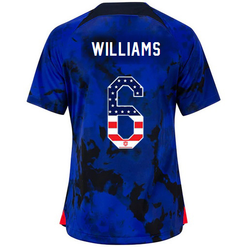 USA Blue Lynn Williams 2022/2023 Women's Jersey Independence Day