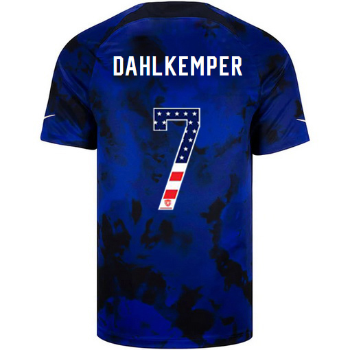 USA Blue Abby Dahlkemper 2022/2023 Men's Jersey Independence Day