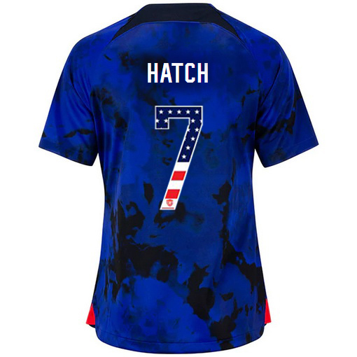 USA Blue Ashley Hatch 2022/2023 Women's Jersey Independence Day - Click Image to Close