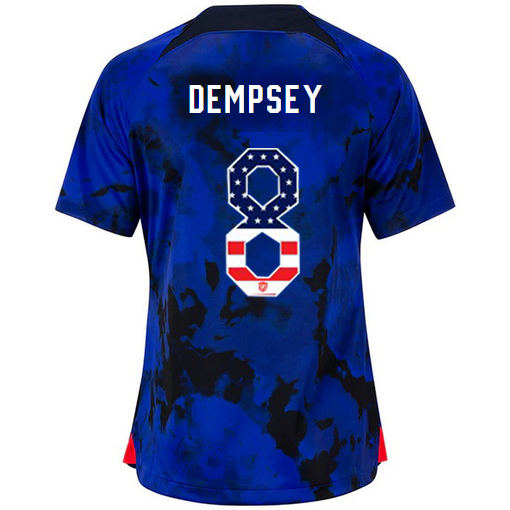 USA Blue Clint Dempsey 2022/2023 Women's Jersey Independence Day