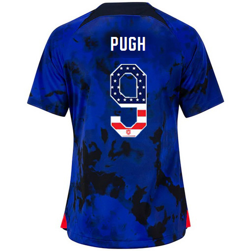 USA Blue Mallory Pugh 2022/23 Women's Jersey Independence Day