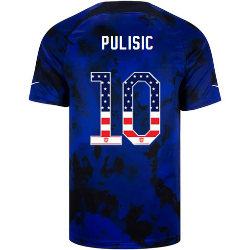 USA Blue Christian Pulisic 2022/23 Men's Jersey Independence Day