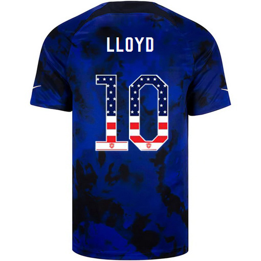 USA Blue Carli Lloyd 2022/2023 Men's Jersey Independence Day