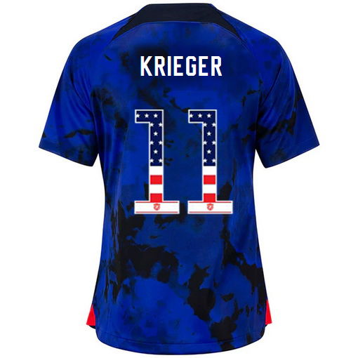 USA Blue Ali Krieger 2022/2023 Women's Jersey Independence Day