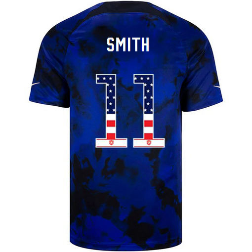 USA Blue Sophia Smith 2022/23 Men's Jersey Independence Day - Click Image to Close